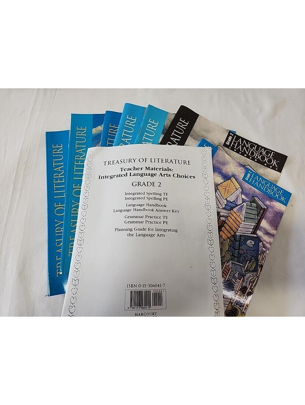 Language Arts Workbooks Grammar and Spelling Grade 2 - Treasury Of Literature